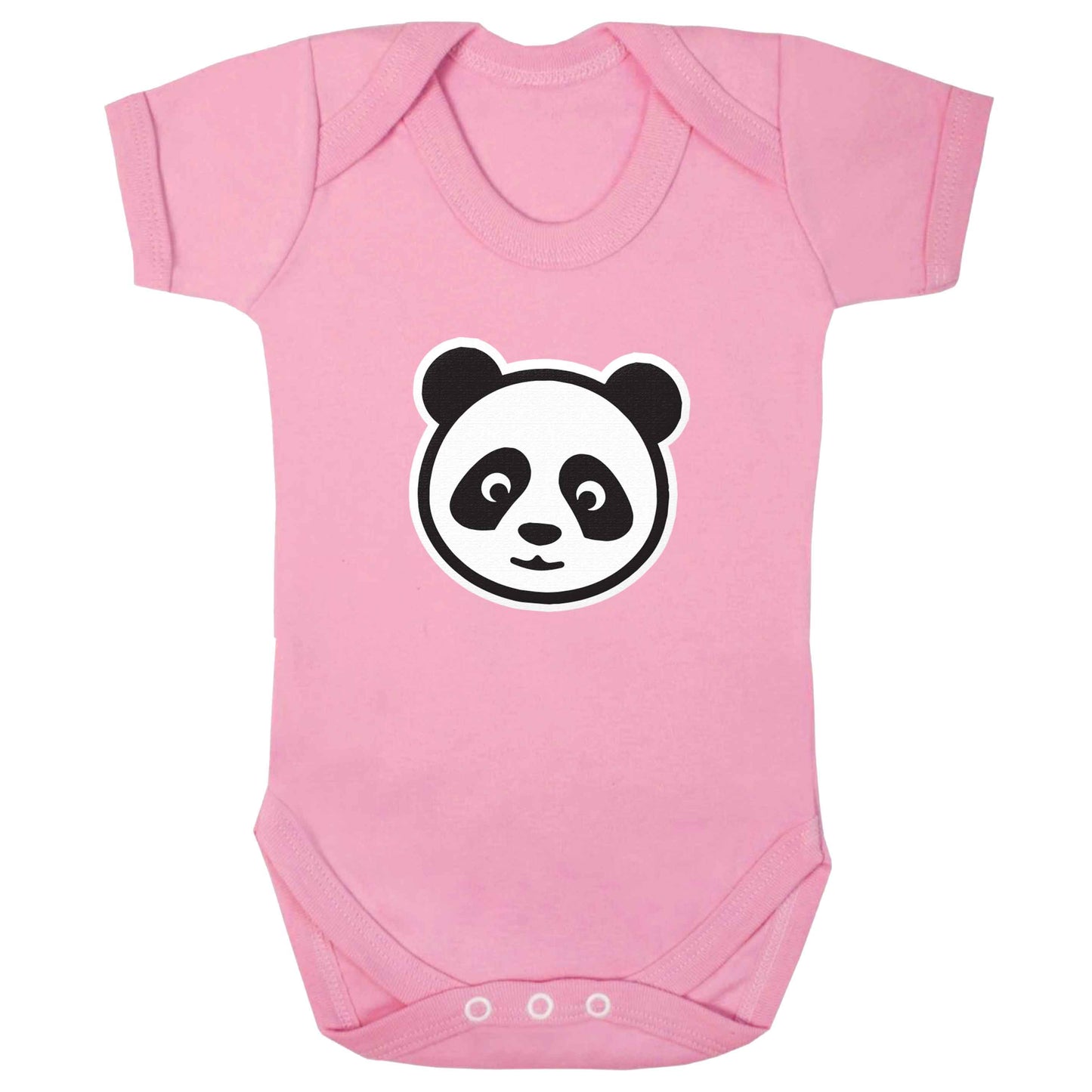Panda face baby bodysuit pale pink 18-24 months