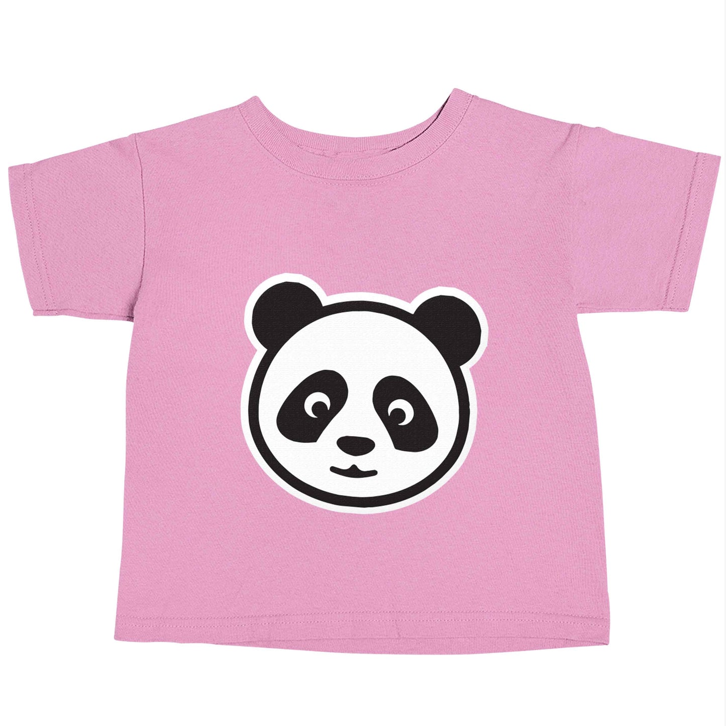 Panda face light pink baby toddler Tshirt 2 Years
