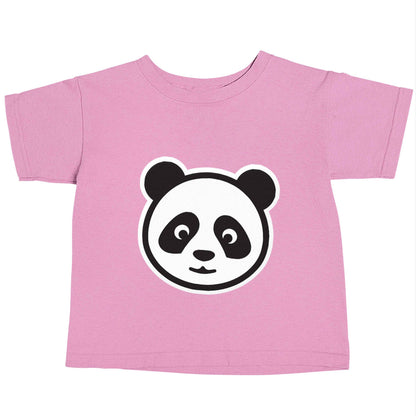 Panda face light pink baby toddler Tshirt 2 Years