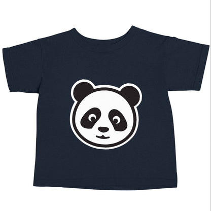 Panda face navy baby toddler Tshirt 2 Years