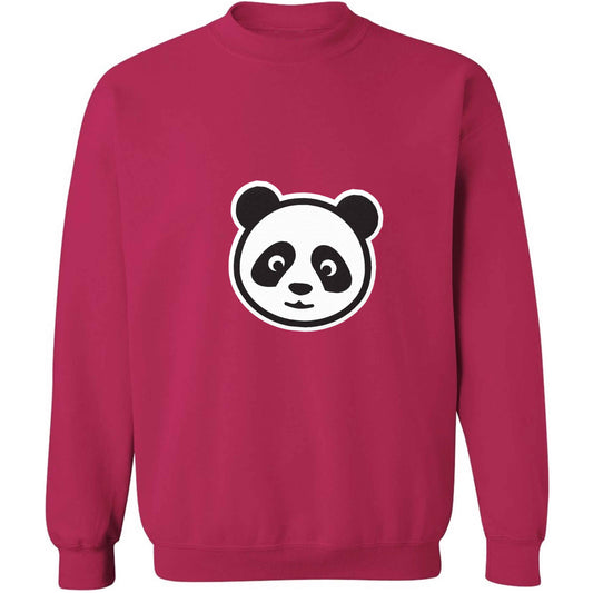 Panda face adult's unisex pink sweater 2XL