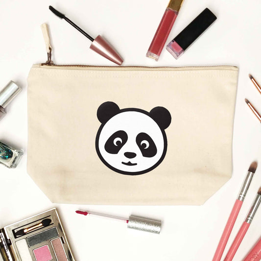 Panda face natural makeup bag