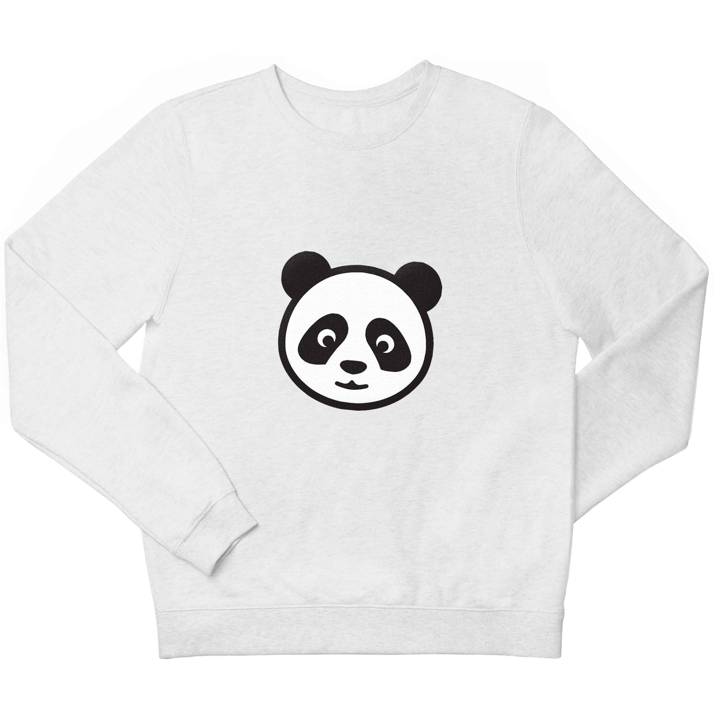 Panda face children's white sweater 12-13 Years