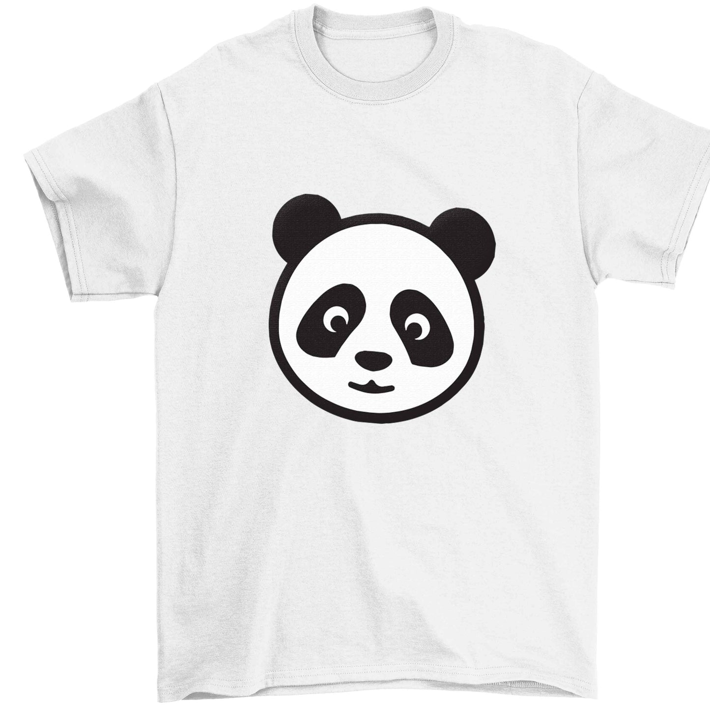 Panda face Children's white Tshirt 12-13 Years