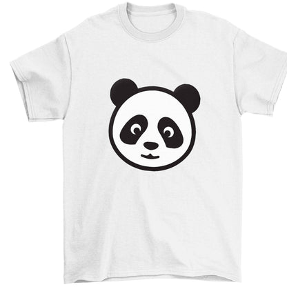 Panda face Children's white Tshirt 12-13 Years