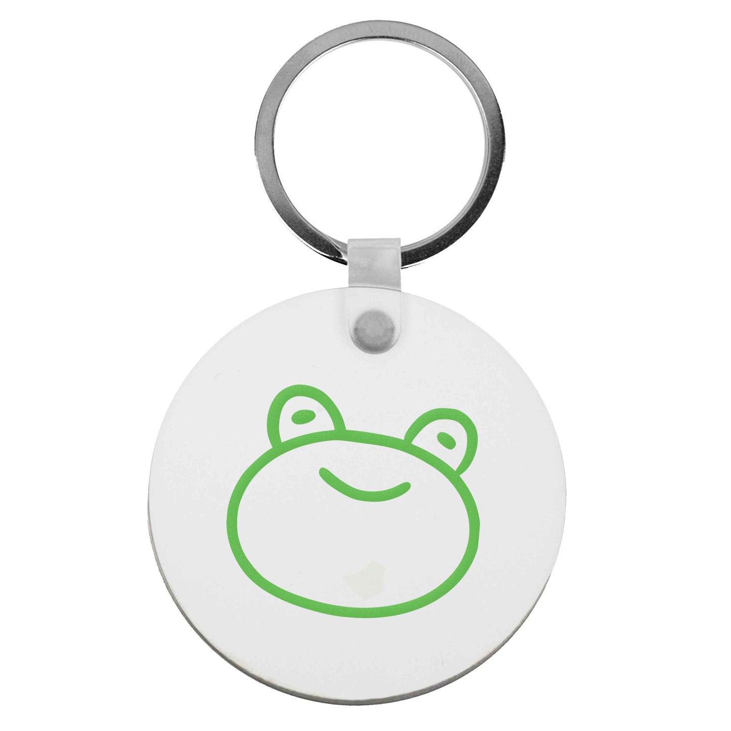 Frog face illustration | Keyring