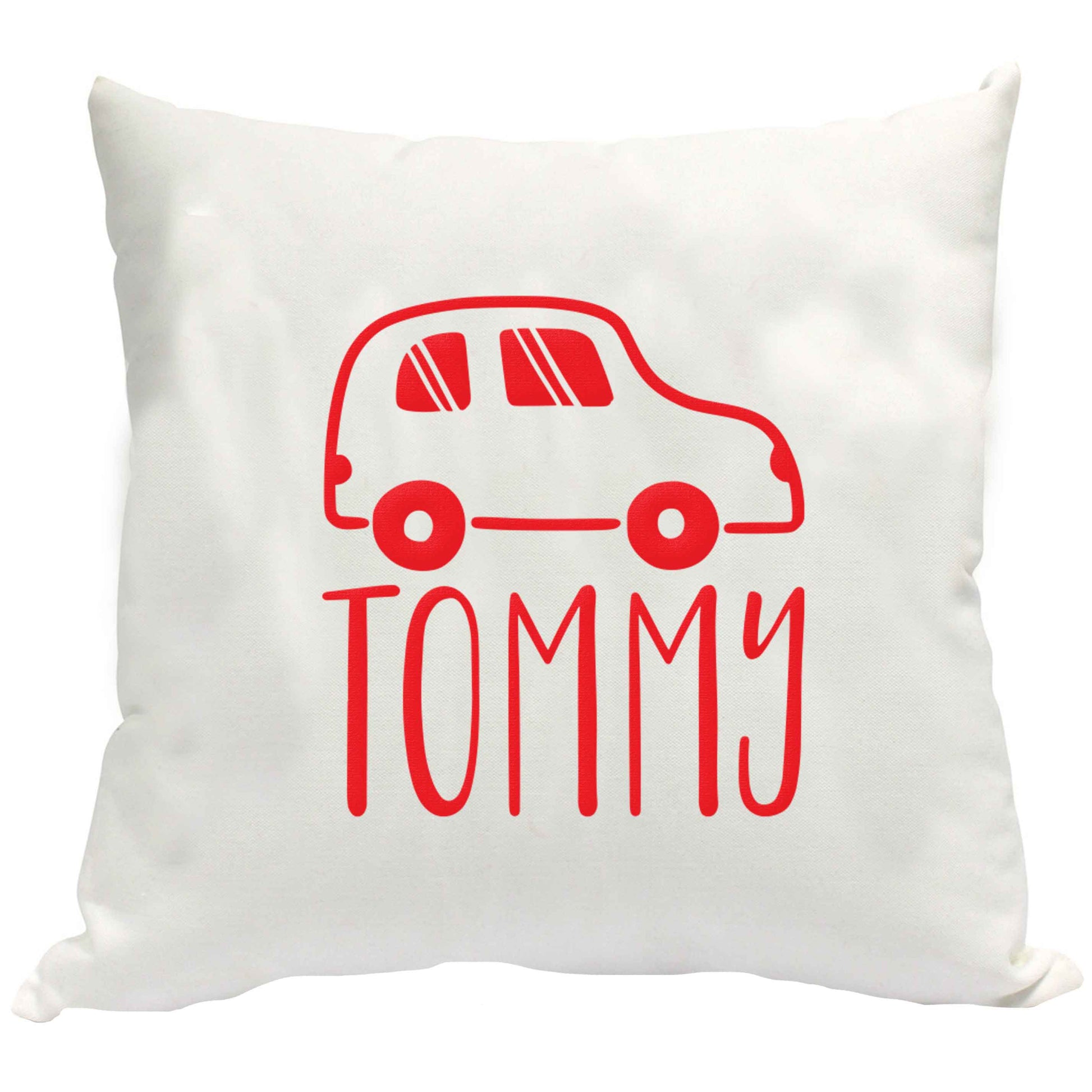 Personalised car any name here cushion cover