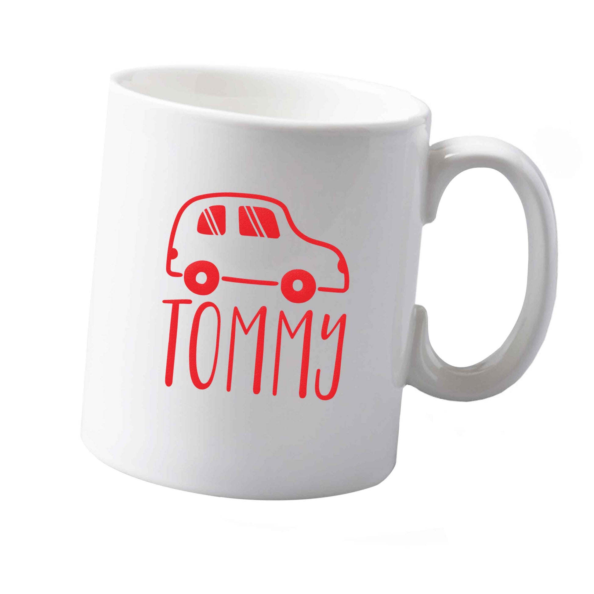 10 oz Personalised car any name here ceramic mug  both sides