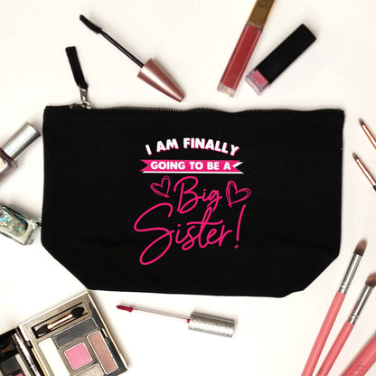 Finally going to be a big sister black makeup bag