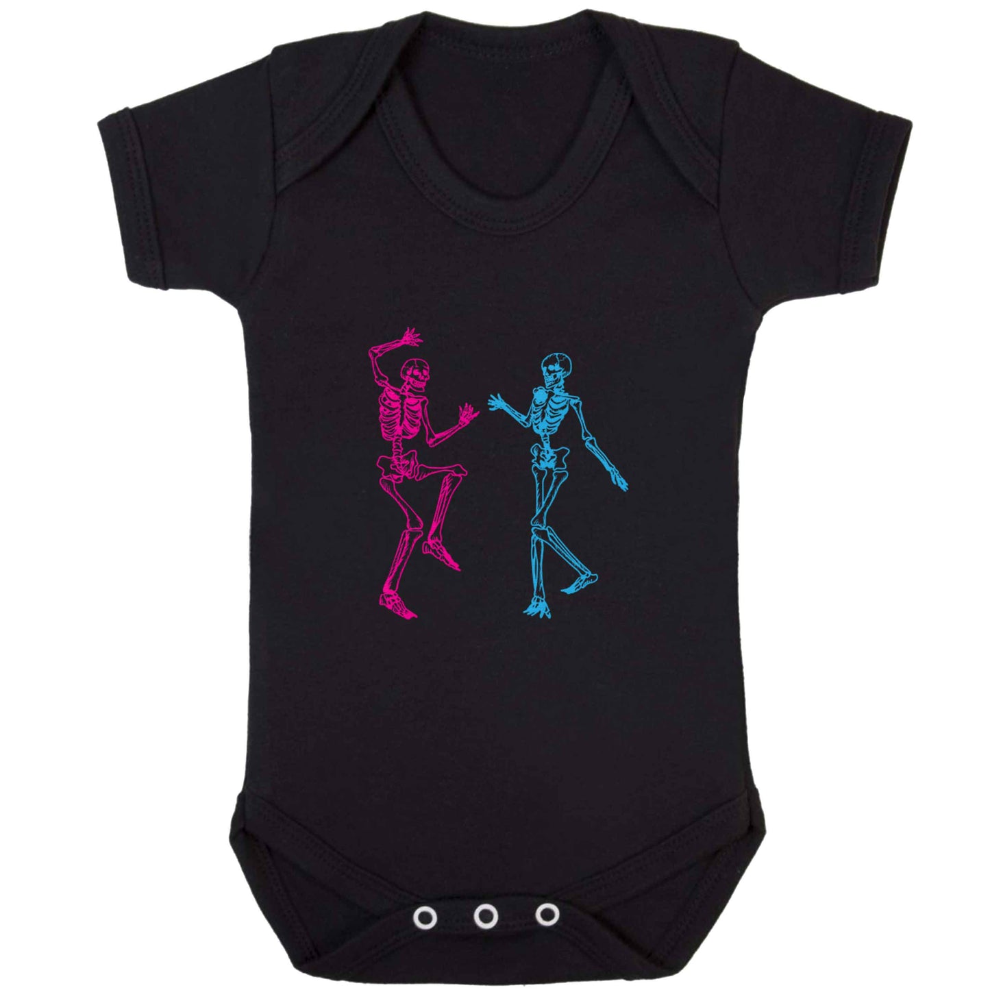 Skeleton dance baby bodysuit black 18-24 months