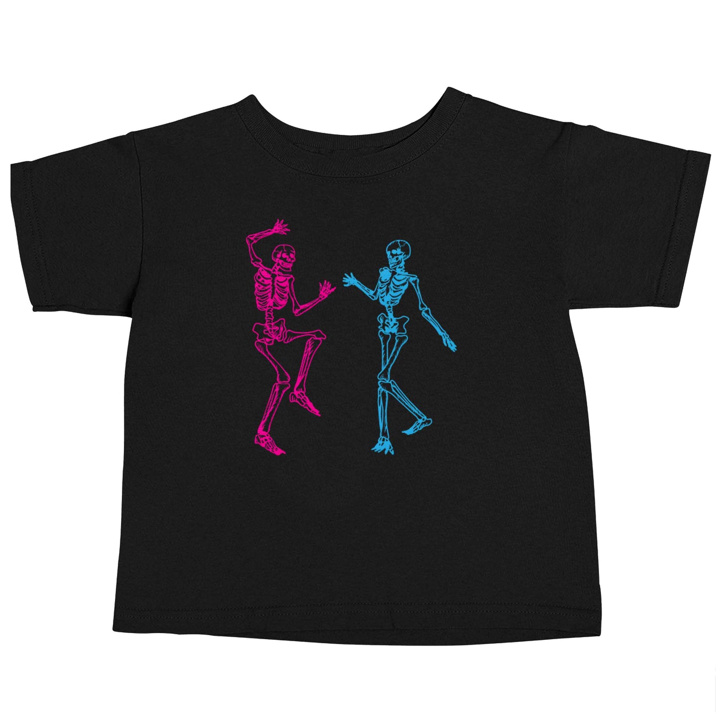 Skeleton dance Black baby toddler Tshirt 2 years