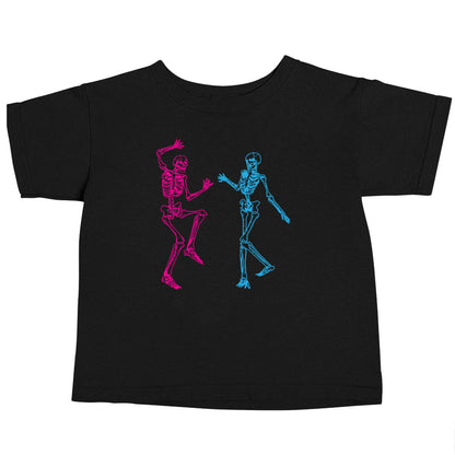 Skeleton dance Black baby toddler Tshirt 2 years
