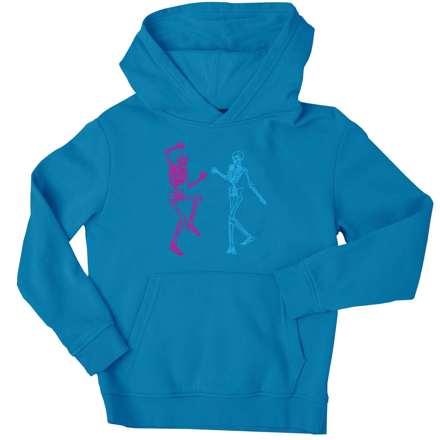 Skeleton dance children's blue hoodie 12-13 Years
