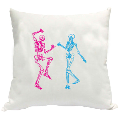 Skeleton dance cushion cover