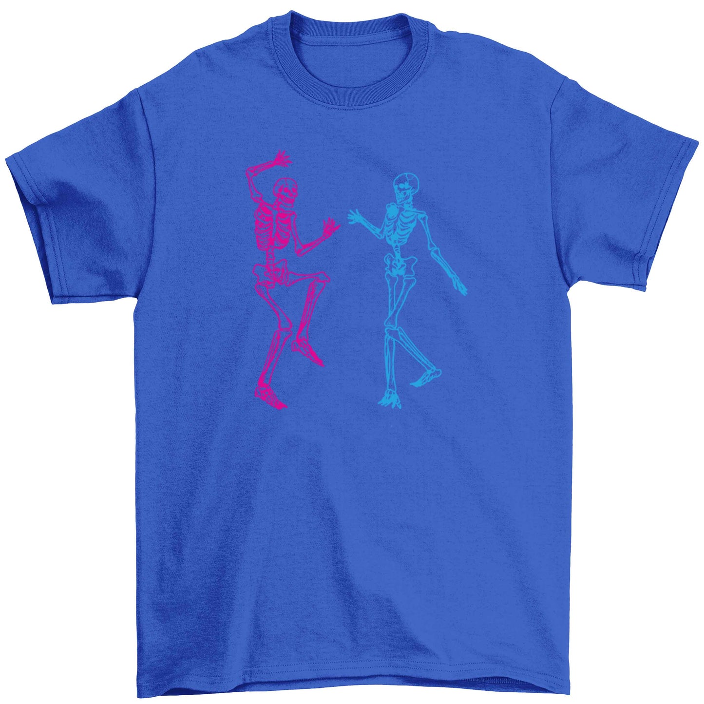 Skeleton dance Children's blue Tshirt 12-13 Years