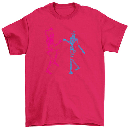 Skeleton dance Children's pink Tshirt 12-13 Years