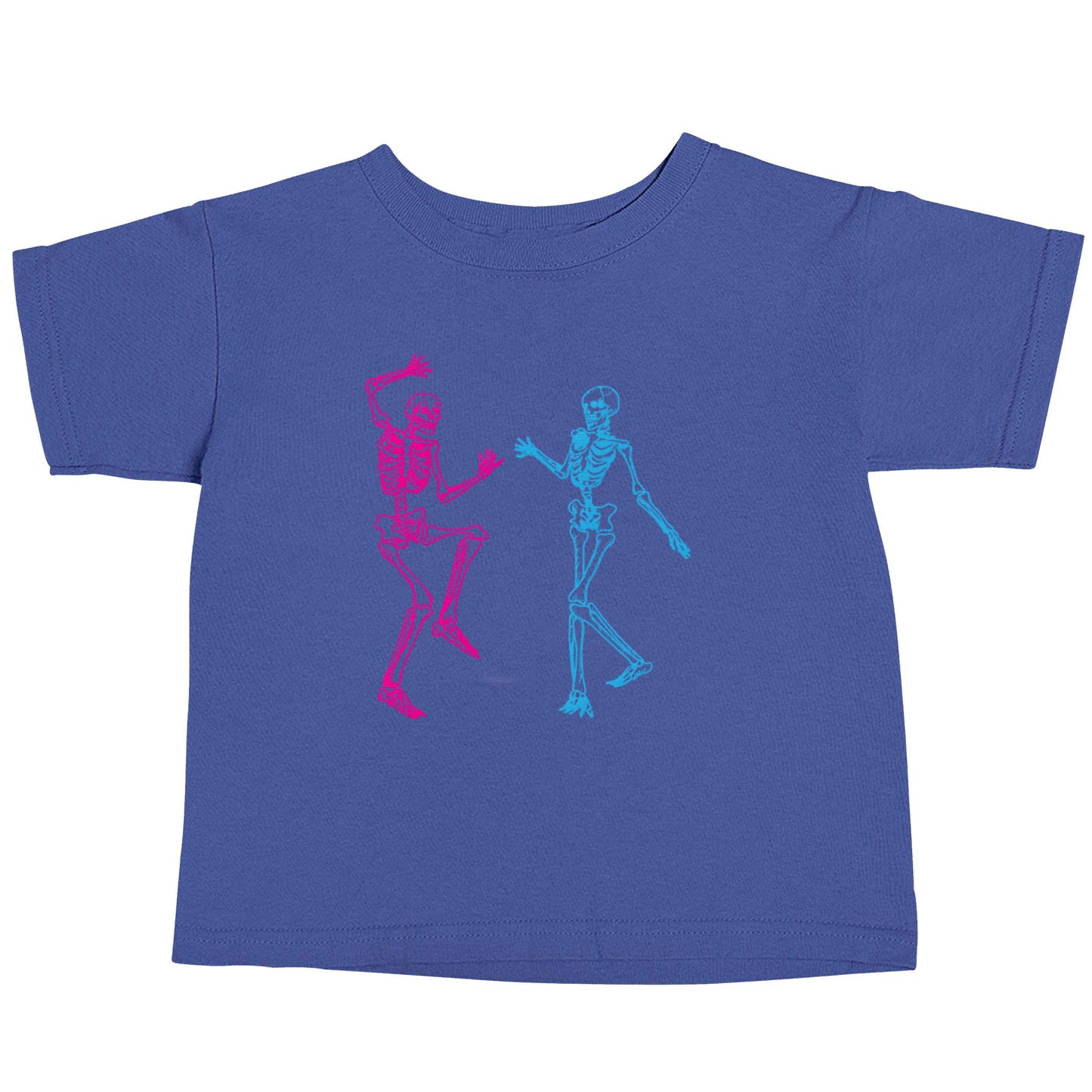 Skeleton dance blue baby toddler Tshirt 2 Years