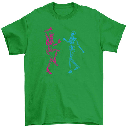 Skeleton dance Children's green Tshirt 12-13 Years
