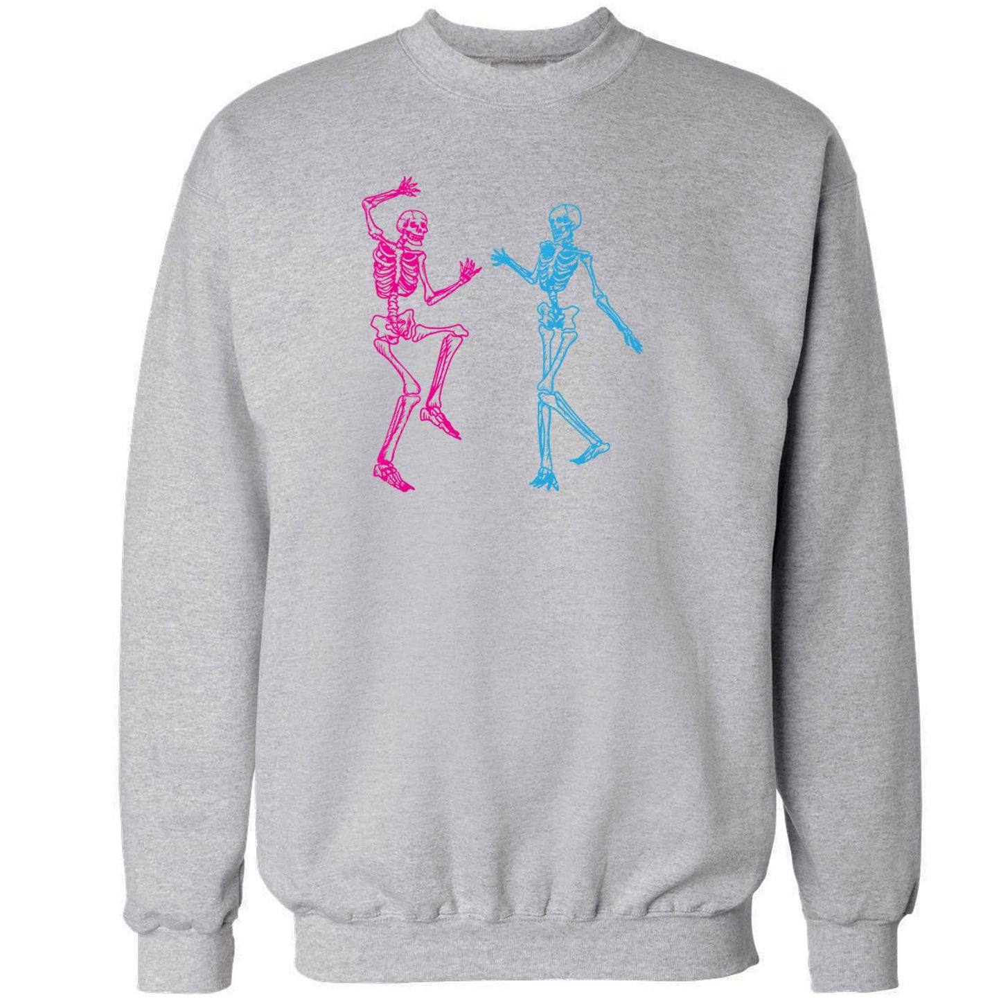 Skeleton dance adult's unisex grey sweater 2XL