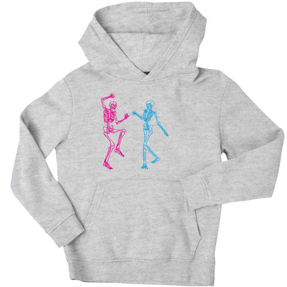 Skeleton dance children's grey hoodie 12-13 Years