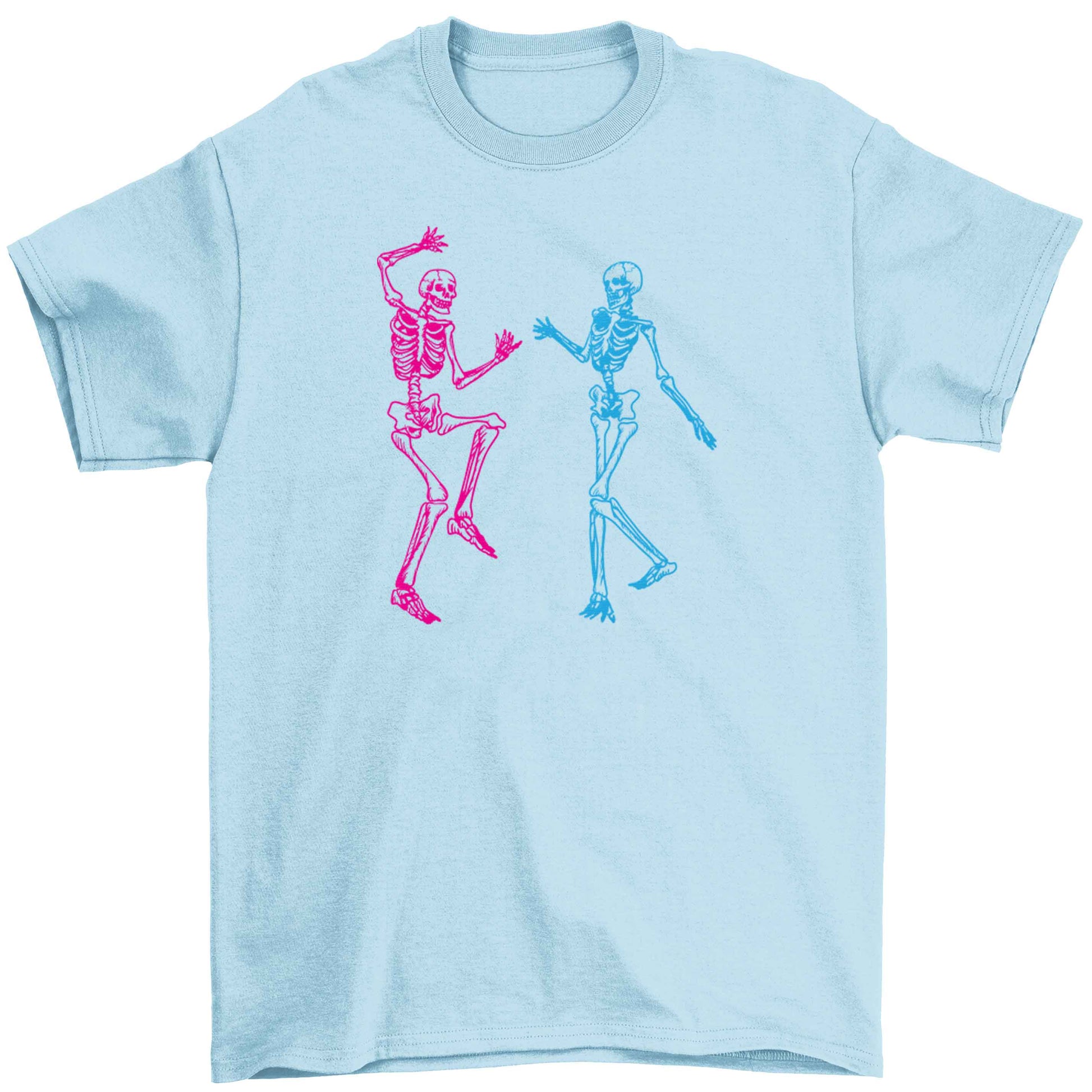 Skeleton dance Children's light blue Tshirt 12-13 Years