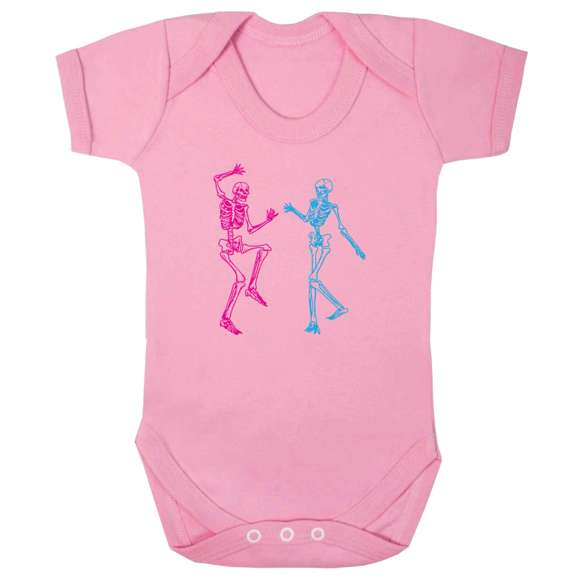 Skeleton dance baby bodysuit pale pink 18-24 months