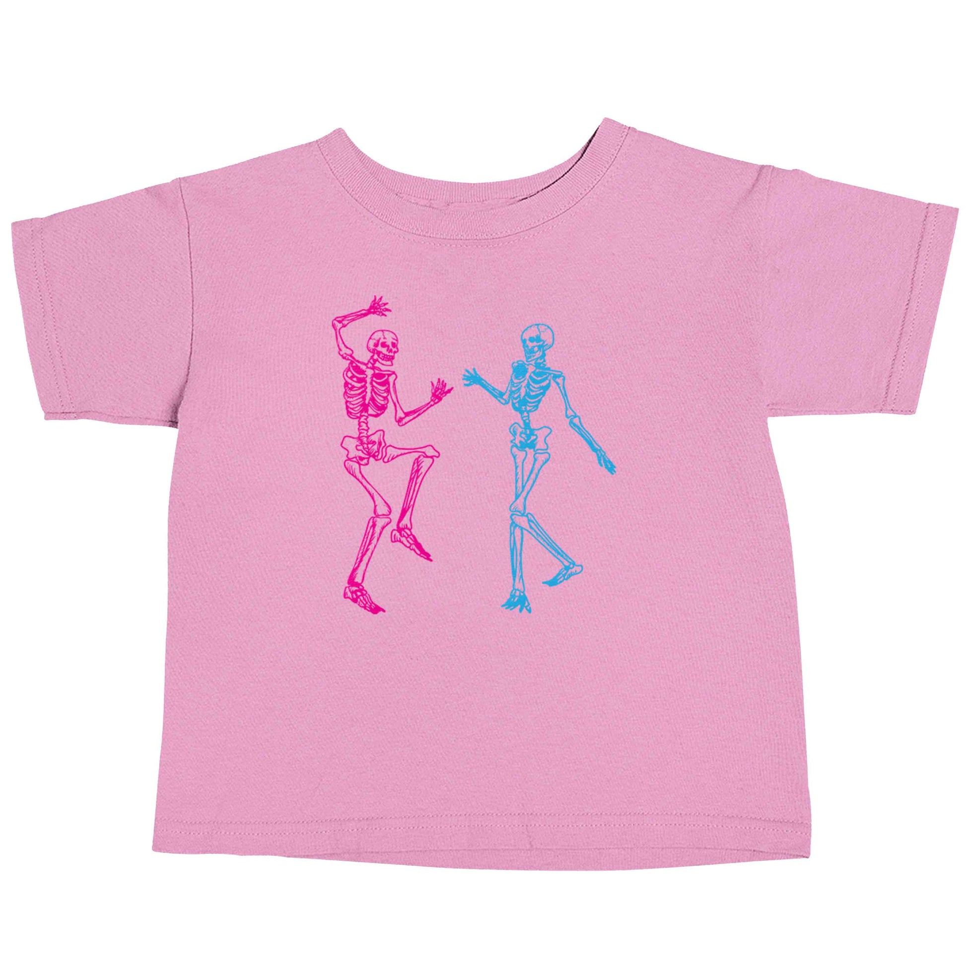 Skeleton dance light pink baby toddler Tshirt 2 Years