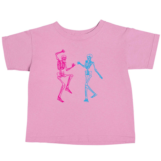 Skeleton dance light pink baby toddler Tshirt 2 Years