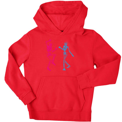 Skeleton dance children's red hoodie 12-13 Years