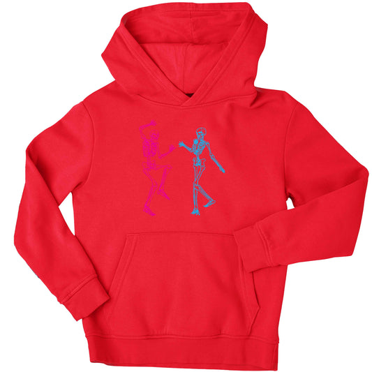 Skeleton dance children's red hoodie 12-13 Years