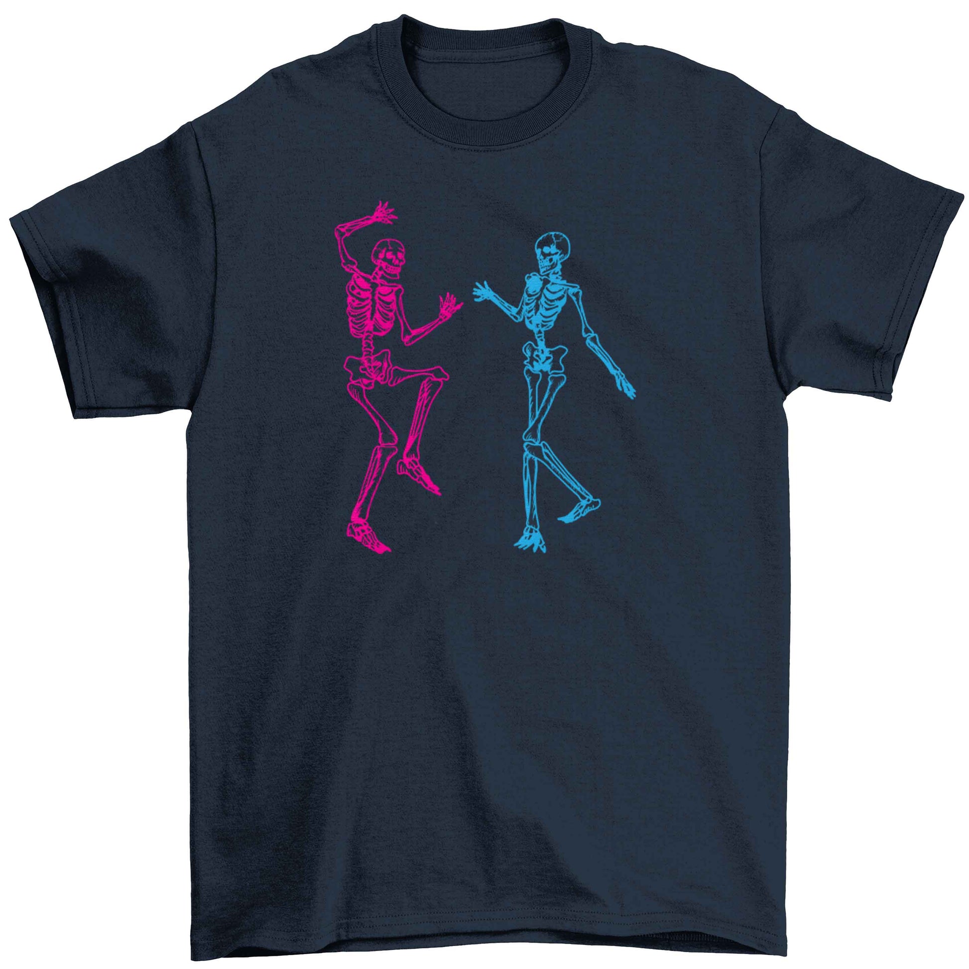 Skeleton dance Children's navy Tshirt 12-13 Years