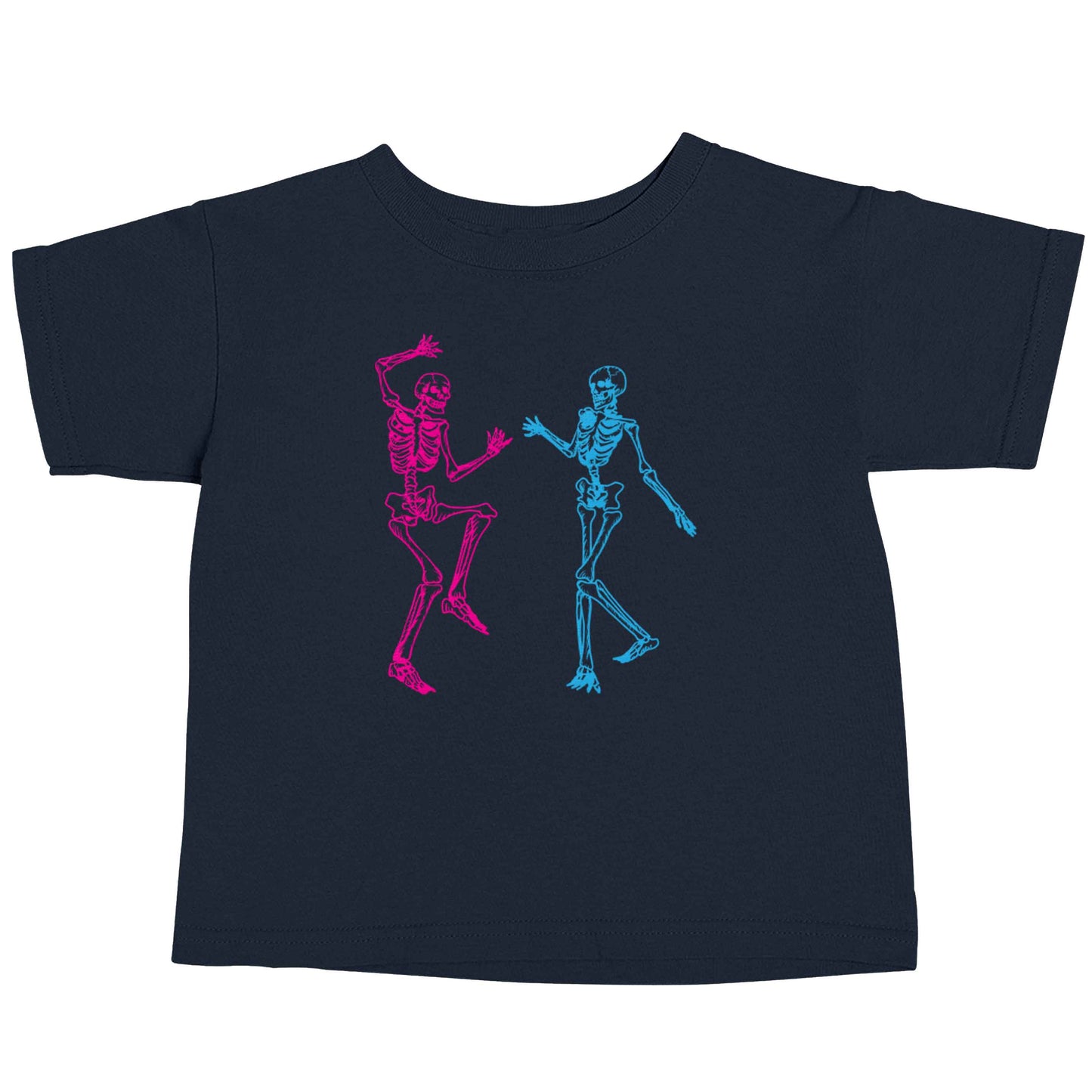Skeleton dance navy baby toddler Tshirt 2 Years