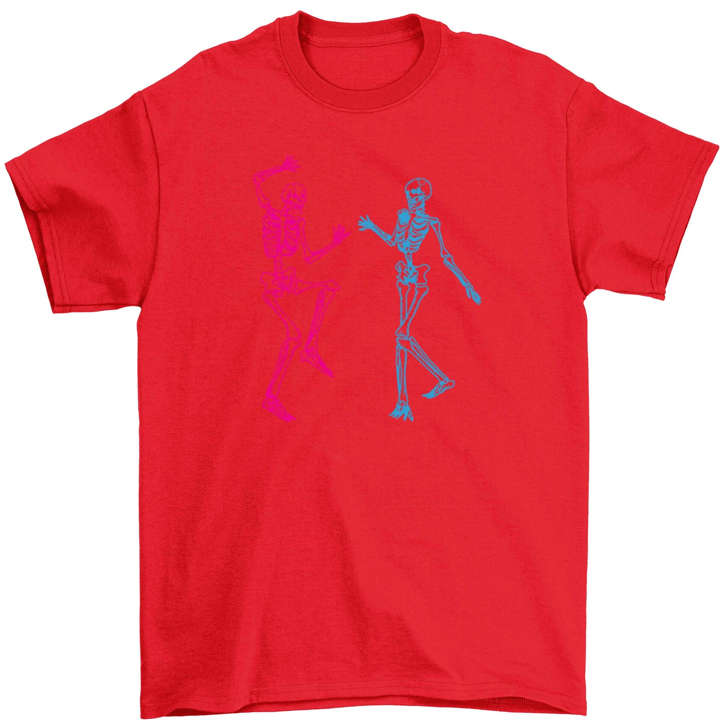 Skeleton dance Children's red Tshirt 12-13 Years