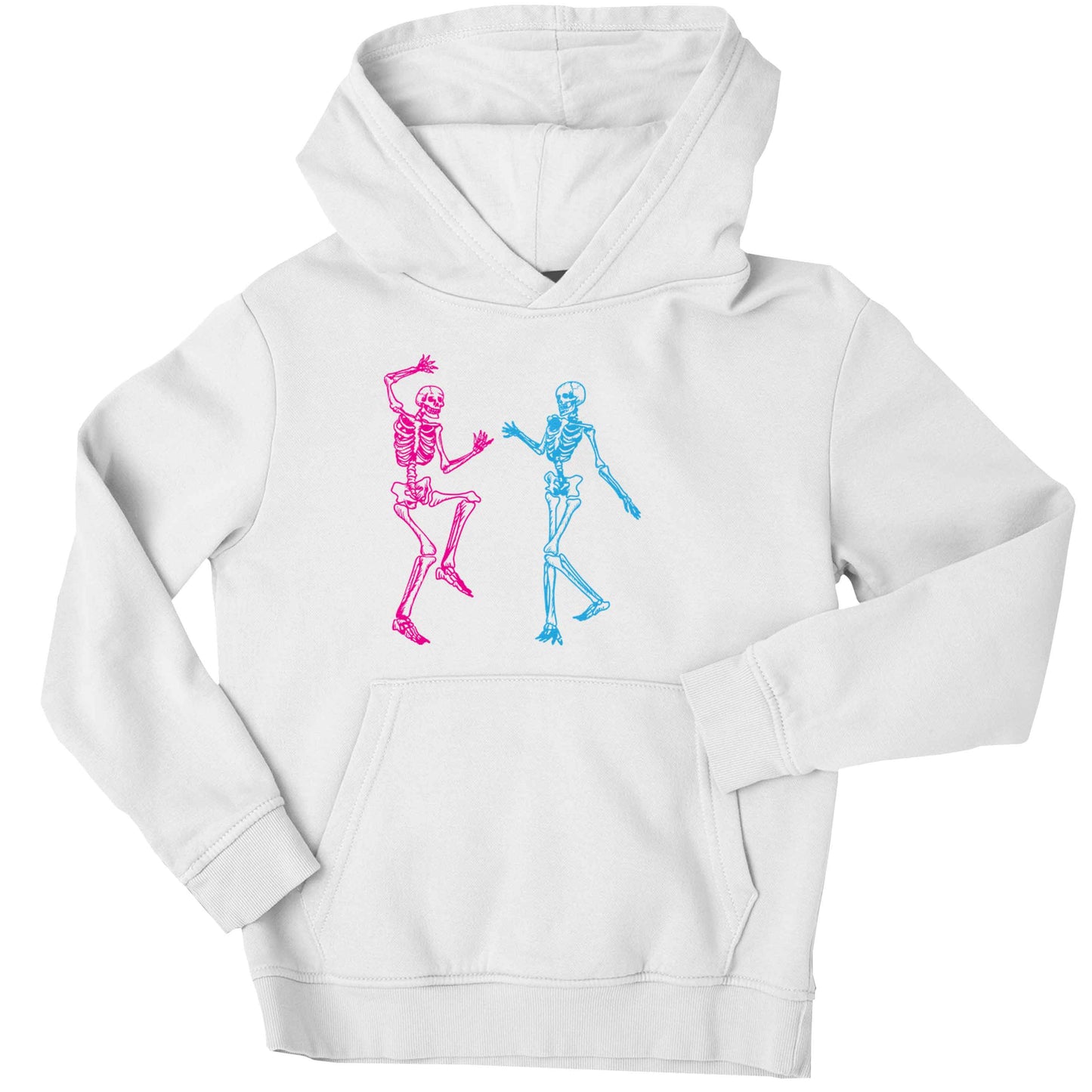 Skeleton dance children's white hoodie 12-13 Years