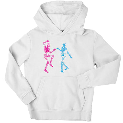 Skeleton dance children's white hoodie 12-13 Years