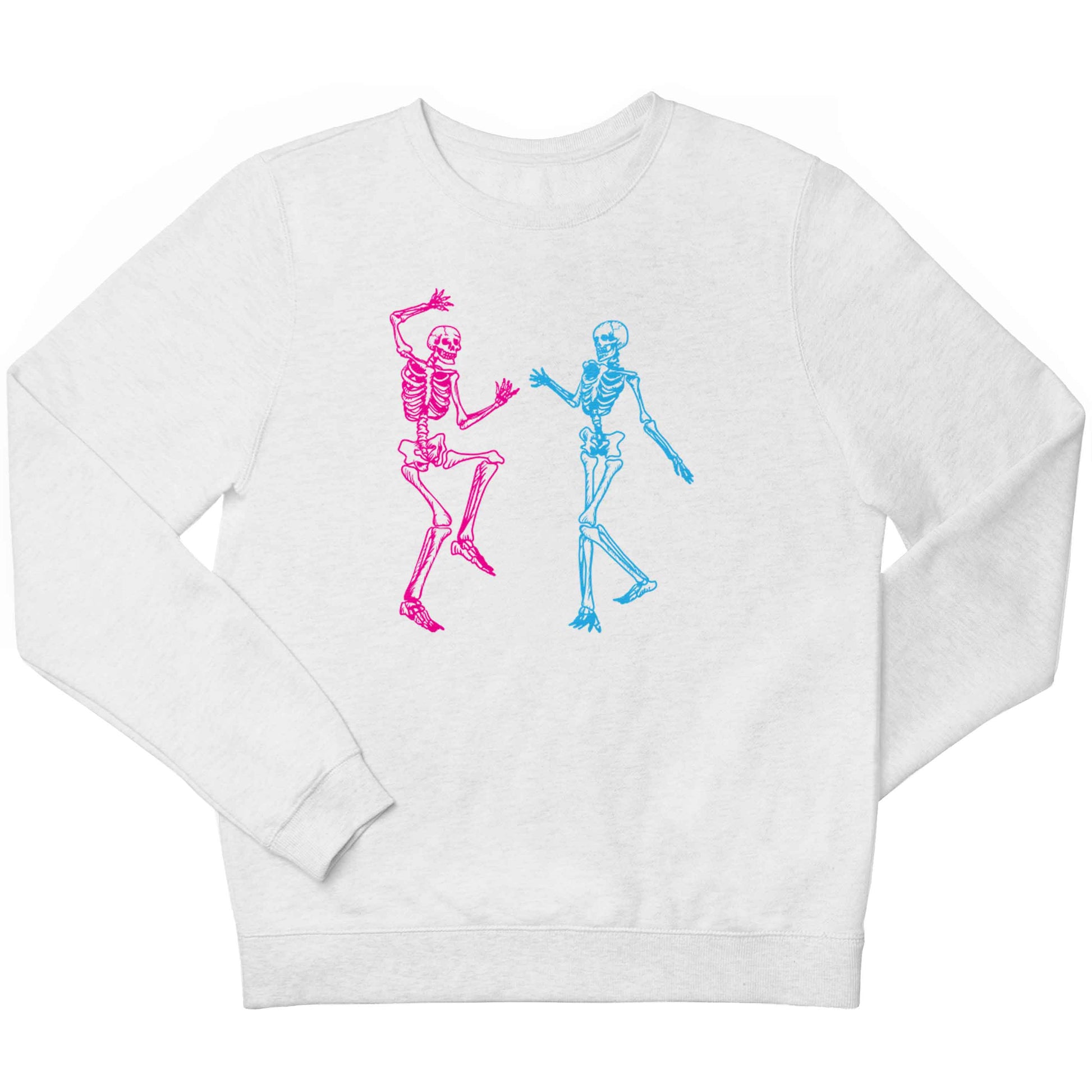 Skeleton dance children's white sweater 12-13 Years