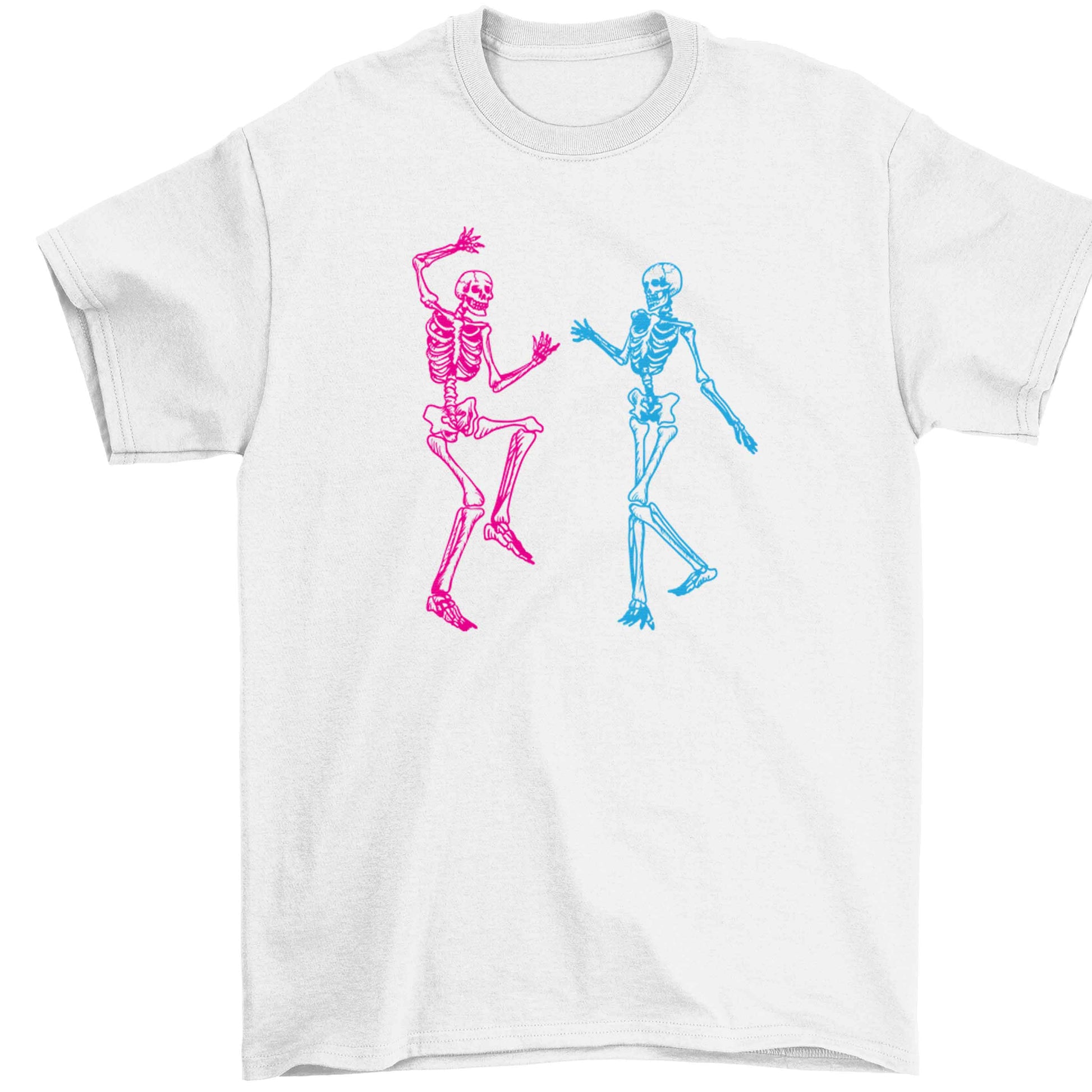 Skeleton dance Children's white Tshirt 12-13 Years