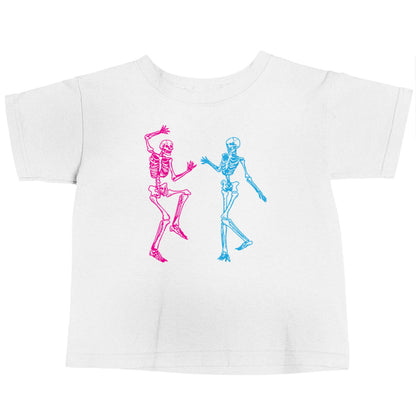 Skeleton dance white baby toddler Tshirt 2 Years