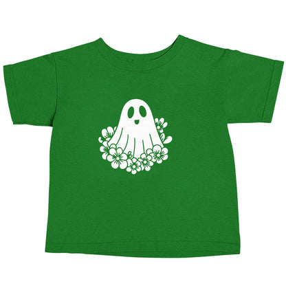 Floral ghost green baby toddler Tshirt 2 Years