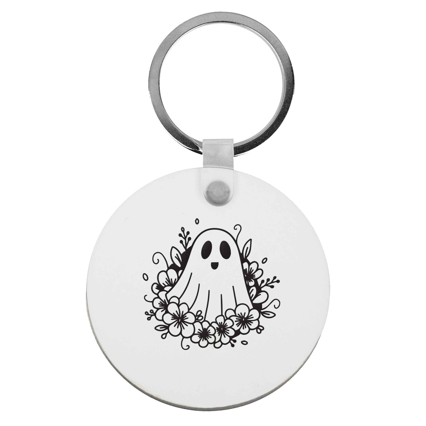 Floral ghost | Keyring