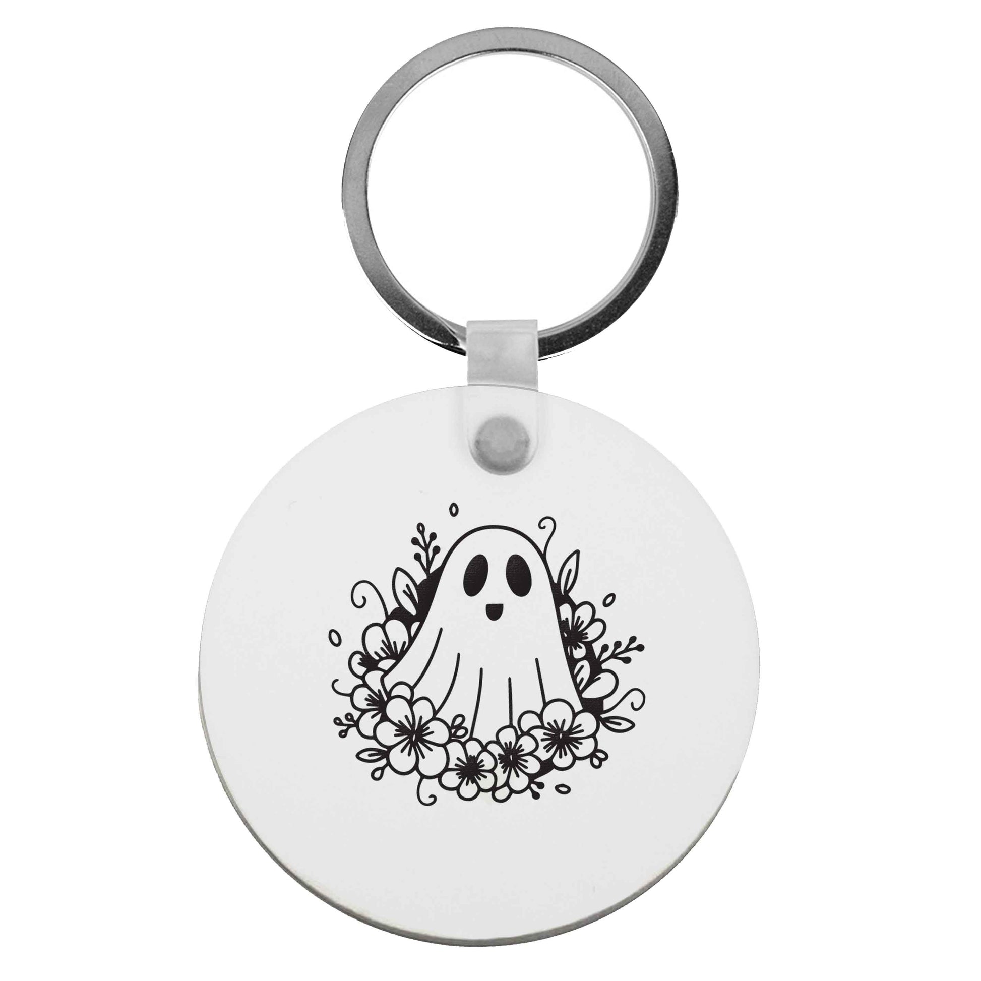 Floral ghost | Keyring