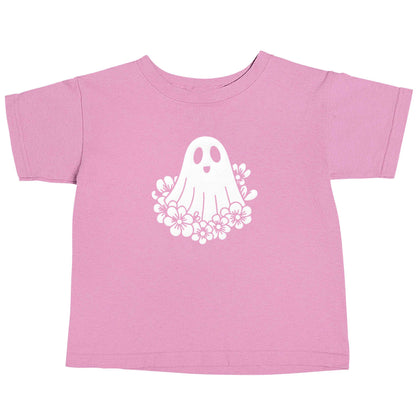 Floral ghost light pink baby toddler Tshirt 2 Years