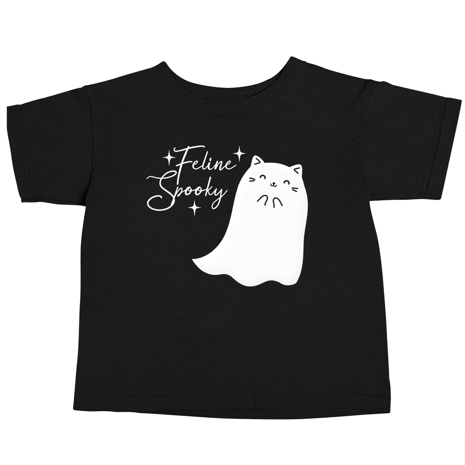 Feline spooky Black baby toddler Tshirt 2 years