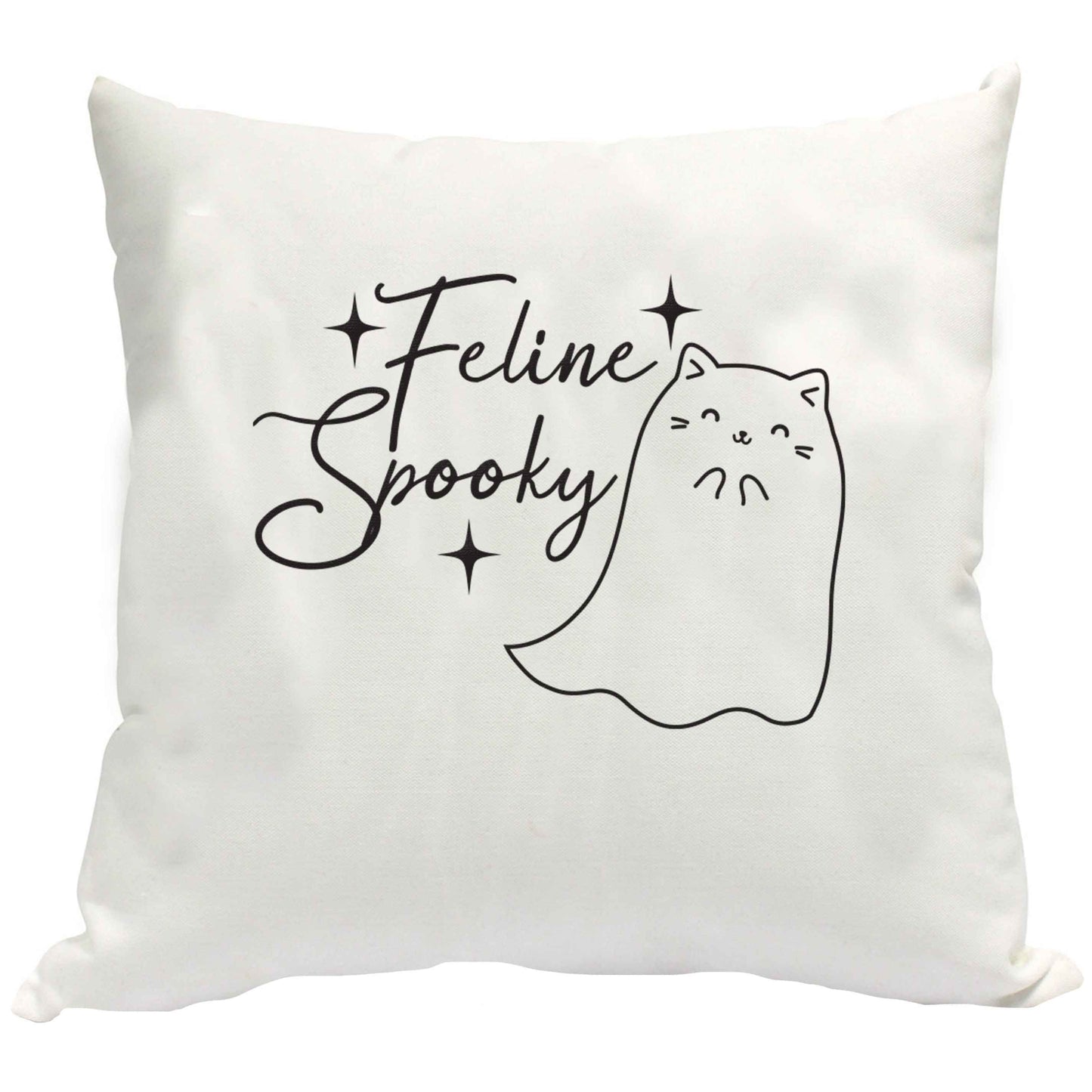 Feline spooky cushion cover