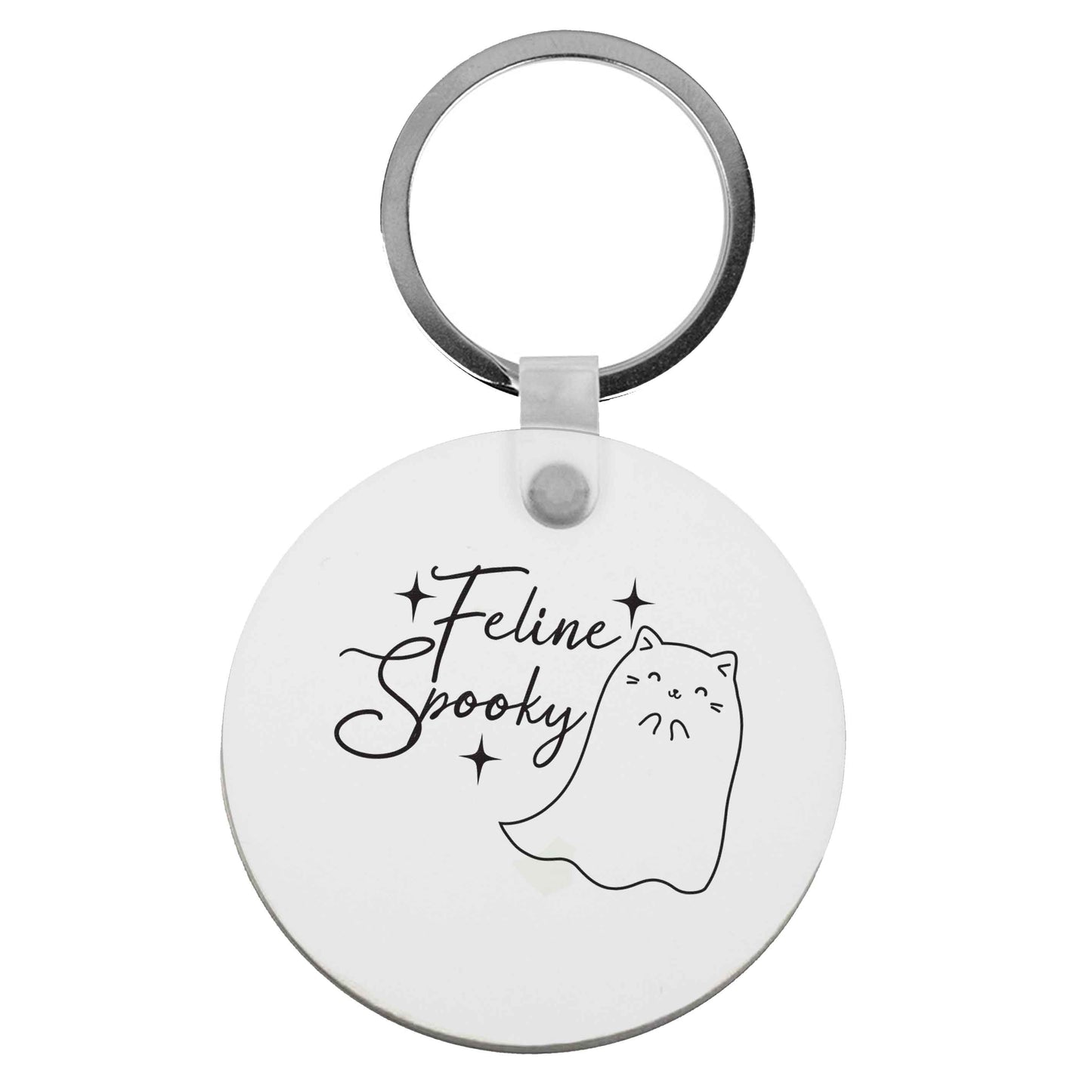 Feline spooky | Keyring