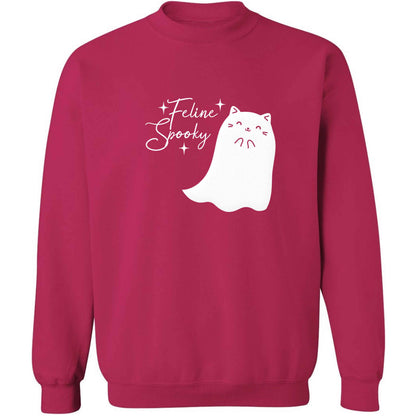 Feline spooky adult's unisex pink sweater 2XL