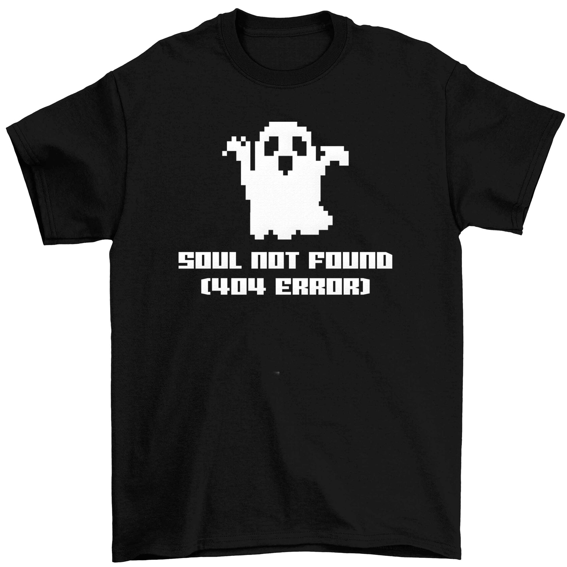 Soul not found (404 error) Children's black Tshirt 12-13 Years