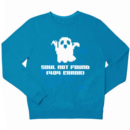 Soul not found (404 error) children's blue sweater 12-13 Years