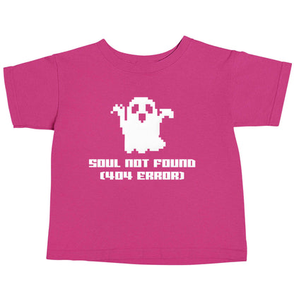 Soul not found (404 error) pink baby toddler Tshirt 2 Years
