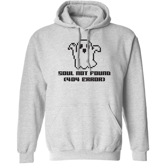 Soul not found (404 error) adults unisex grey hoodie 2XL
